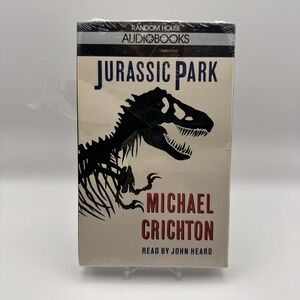 Jurassic Park by Michael Crichton (1990, Audio Cassette, Read By John Heard